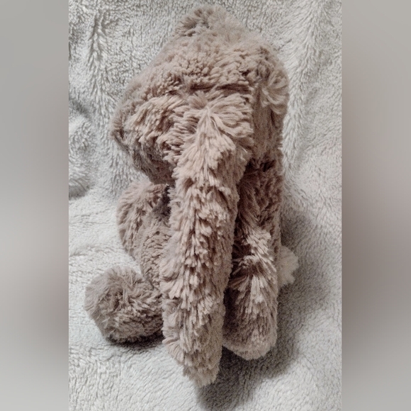 Jellycat Medium Bashful Bunny Plush  Tan Beige White Cottontail Bunny Soft 12" - Picture 2 of 6